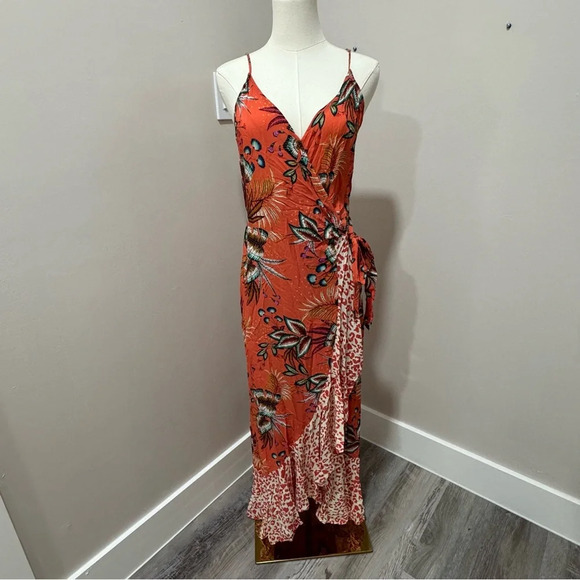 SOLD Farm Rio for Anthropologie Musette Maxi Dress M - Picture 3 of 7